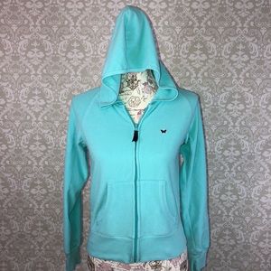 Aeropostale Fleece Zip Front Hooded Sweatshirt